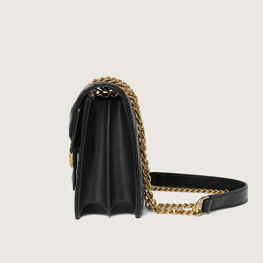 Leather Chain Crossbody
