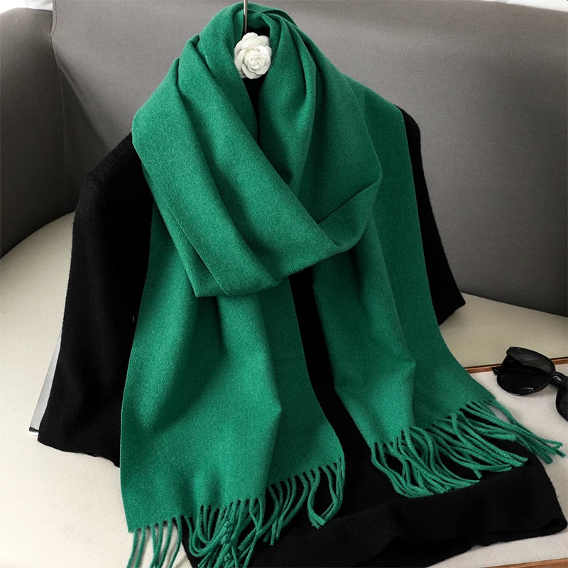 Long Cashmere Winter Scarf