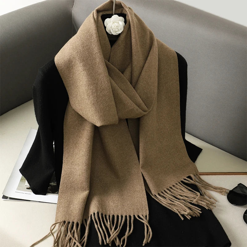 Long Cashmere Winter Scarf
