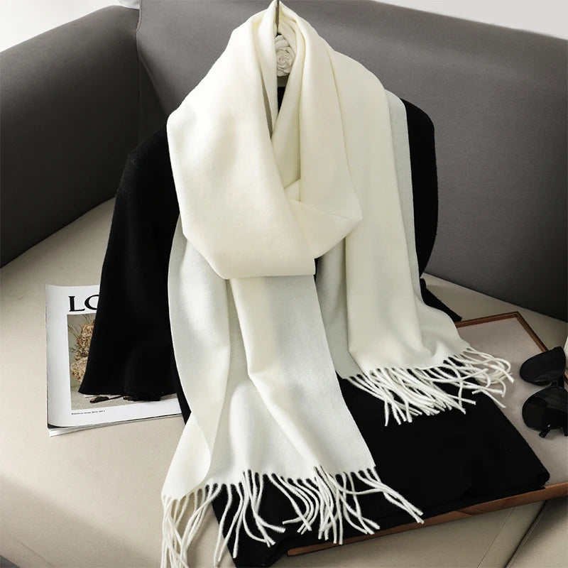 Long Cashmere Winter Scarf