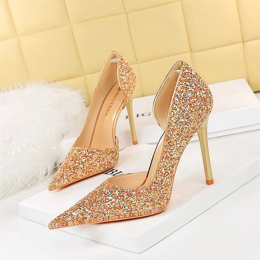 Women Shallow Mouth Pointed Heels