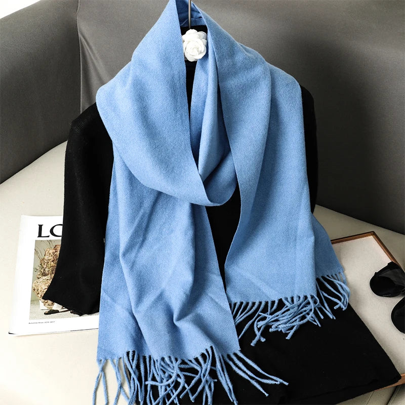 Long Cashmere Winter Scarf