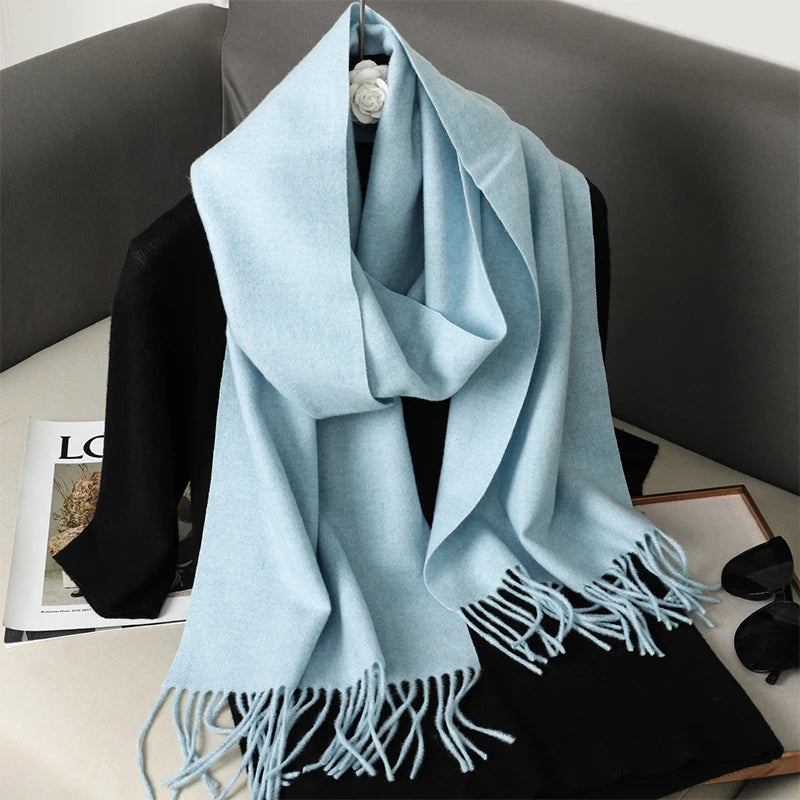 Long Cashmere Winter Scarf