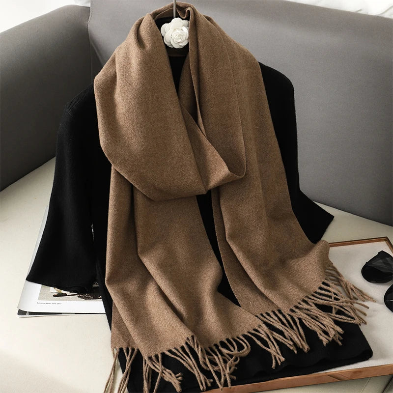 Long Cashmere Winter Scarf