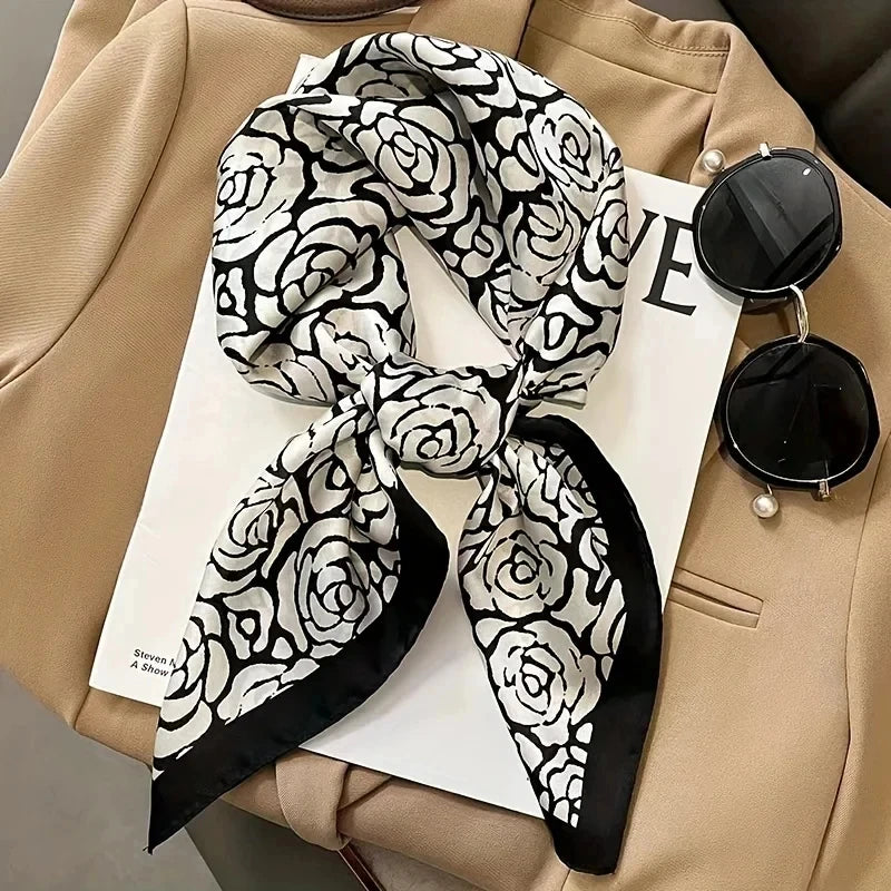 Silk Square Scarf Women