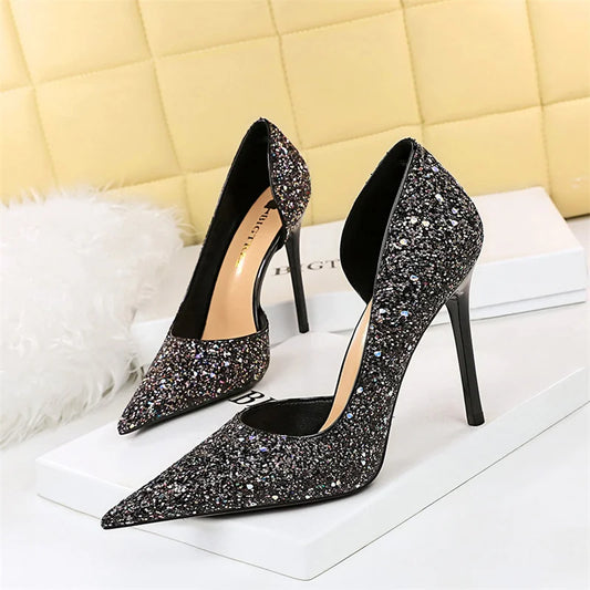 Women Shallow Mouth Pointed Heels