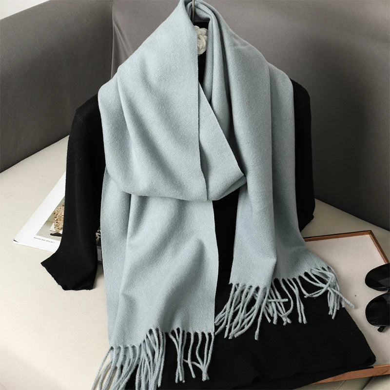 Long Cashmere Winter Scarf