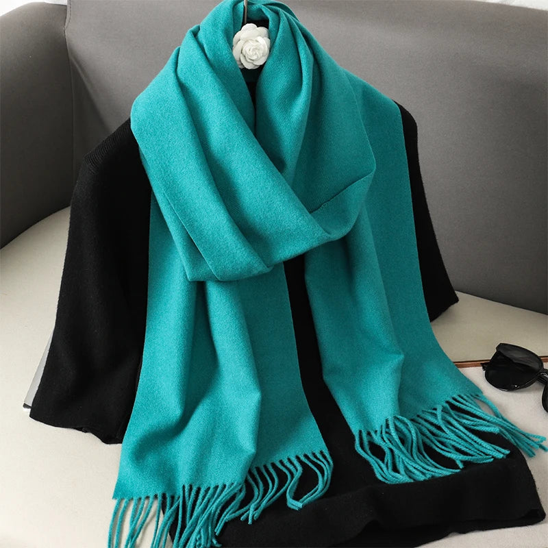 Long Cashmere Winter Scarf