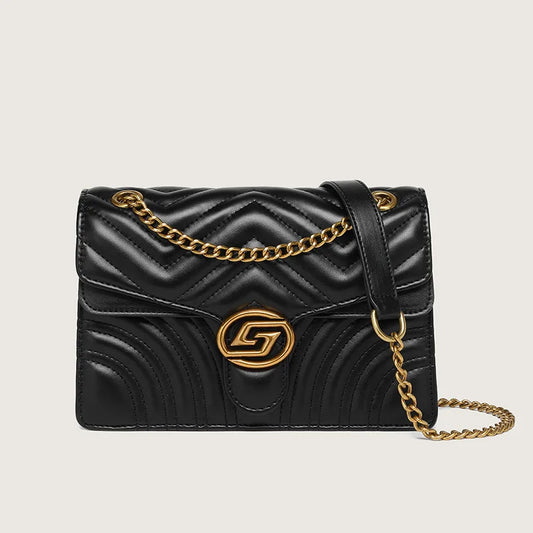 Leather Chain Crossbody