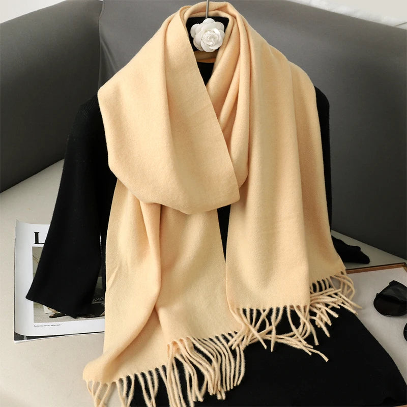 Long Cashmere Winter Scarf