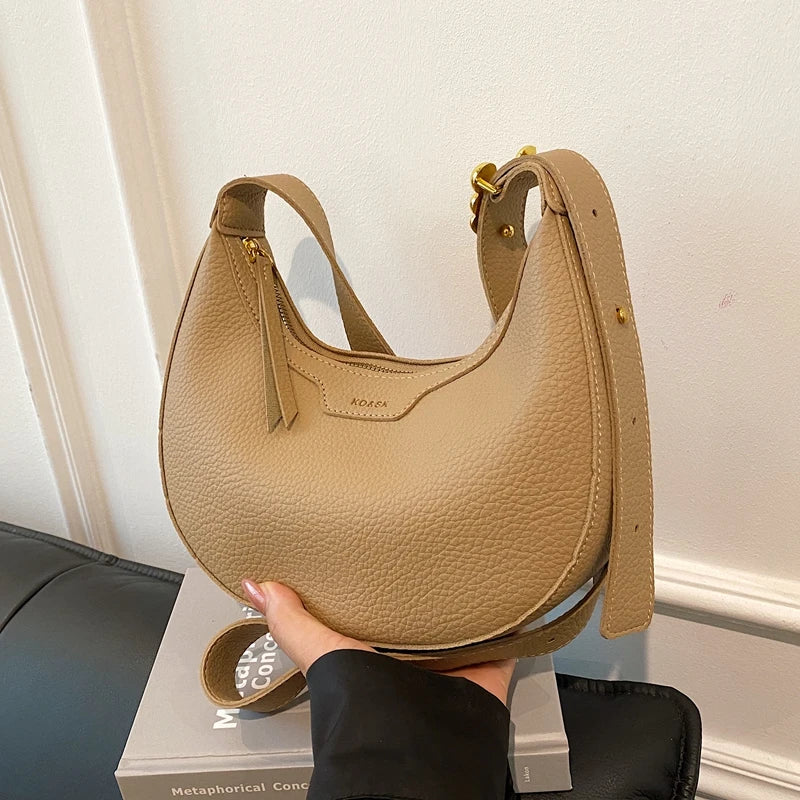 Slant Cross Single Shoulder Bag