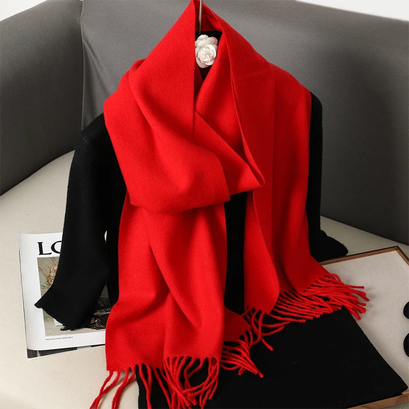 Long Cashmere Winter Scarf