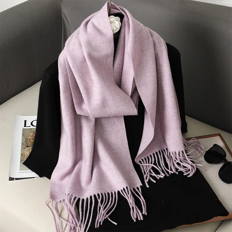 Long Cashmere Winter Scarf