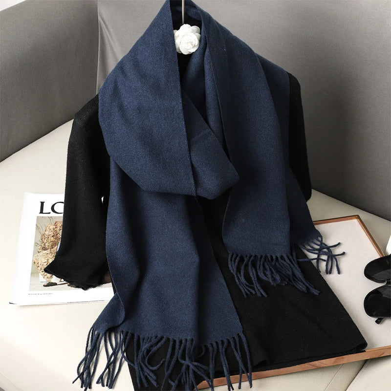 Long Cashmere Winter Scarf