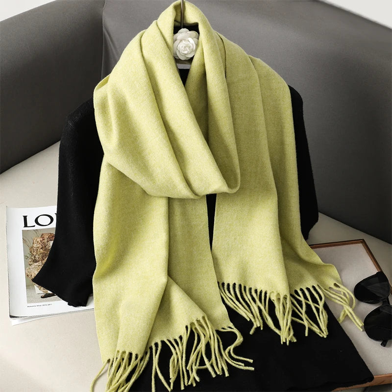 Long Cashmere Winter Scarf